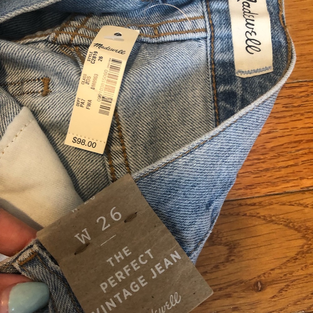NWT madewell the perfect vintage jean - Picture 2 of 3